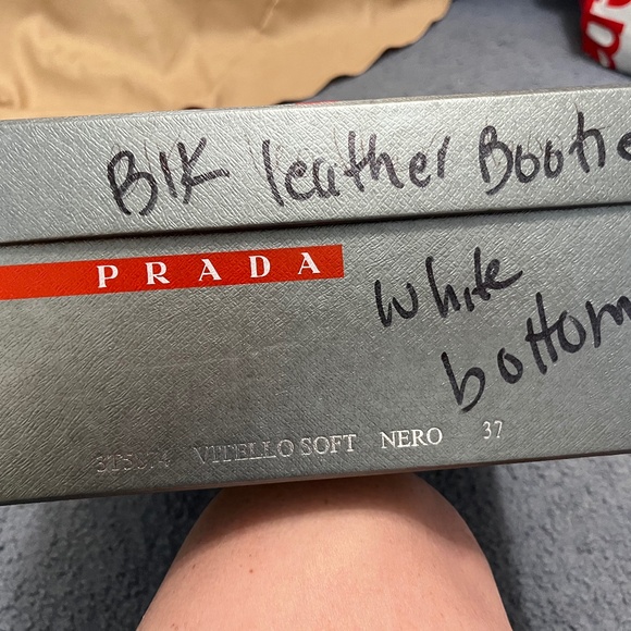 Prada Black Leather Booties - Picture 7 of 7